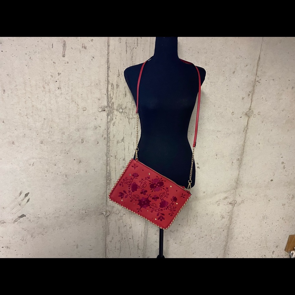 Crossbody Polyurethane Embroidered Crossbody. - image 3